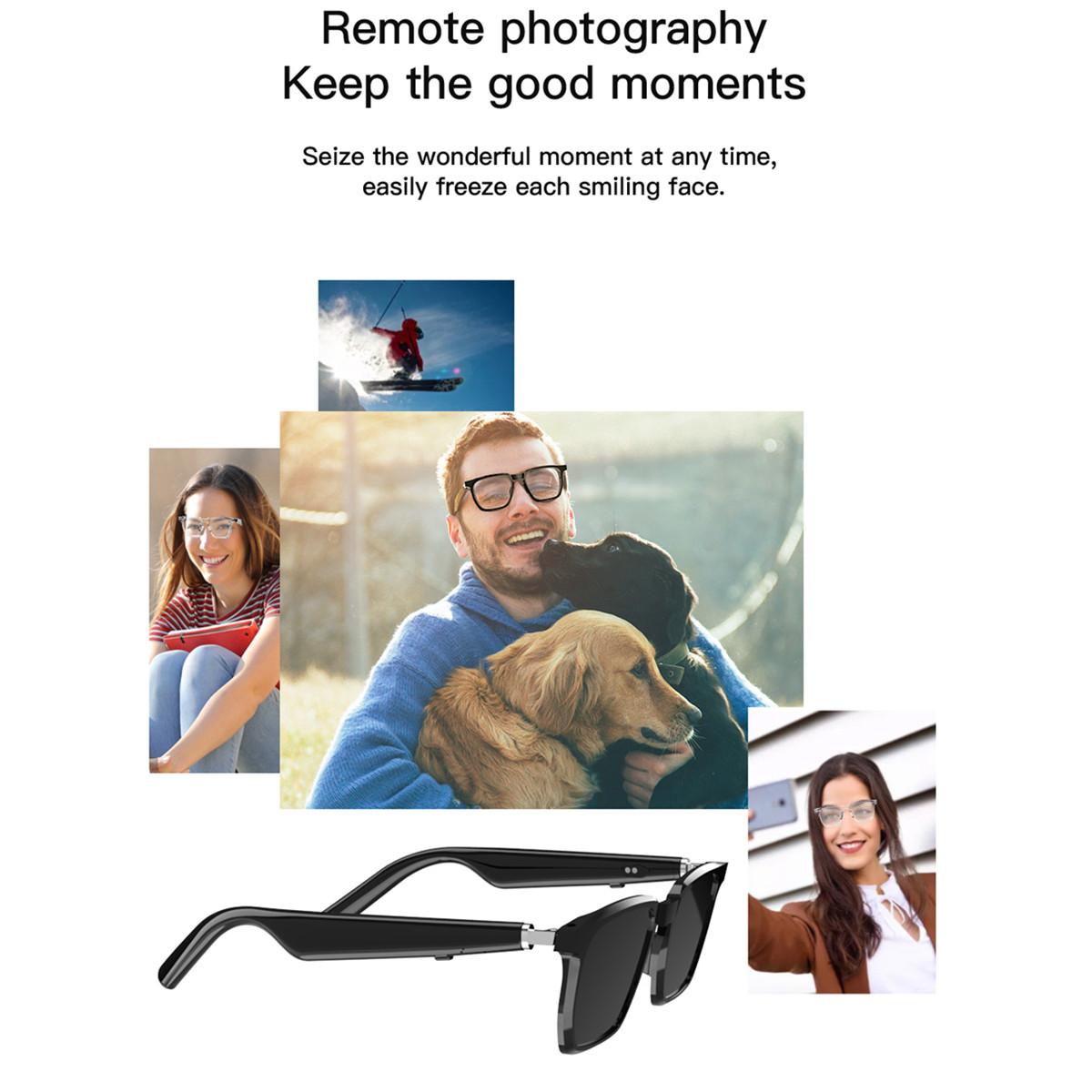 AI Smart Translate Eyeglasses Receive Call Voice Assistatn Listen Songs Anti Blue Light Noise Canceling Smart Glasses for Man