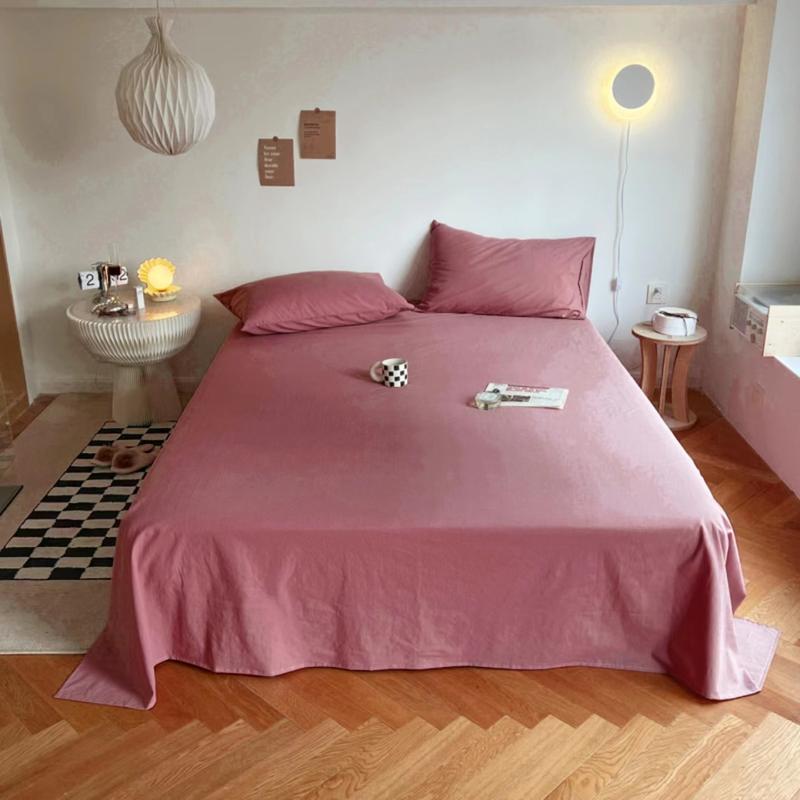 Product Introduction of Ga Trải Giường Đơn, Phong Cách Đơn Giản, Một Mảnh, Thích Hợp Cho Giường Ký Túc Xá, Giường Đơn, Không Vón Cục, Thân Thiện Với Làn Da, Thích Hợp Cho Mùa Hè, Lý Tưởng Cho Giường Sinh Viên, [Giảm Giá Trực Tiếp Từ Nhà Máy] 7