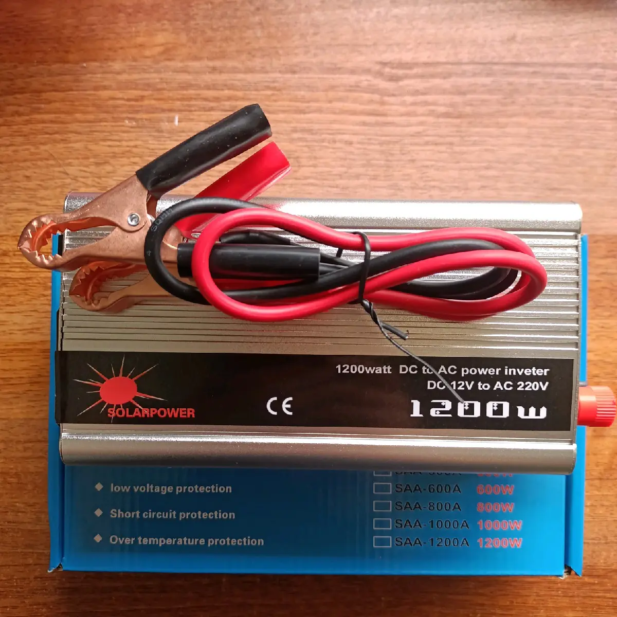 bộ chuyển đổi điện - kích điện 12v - 220v - 1200w dùng ắc quy oto, xe máy, xe điện dùng khi mất điện - chống ngược cực bộ  kích  điện