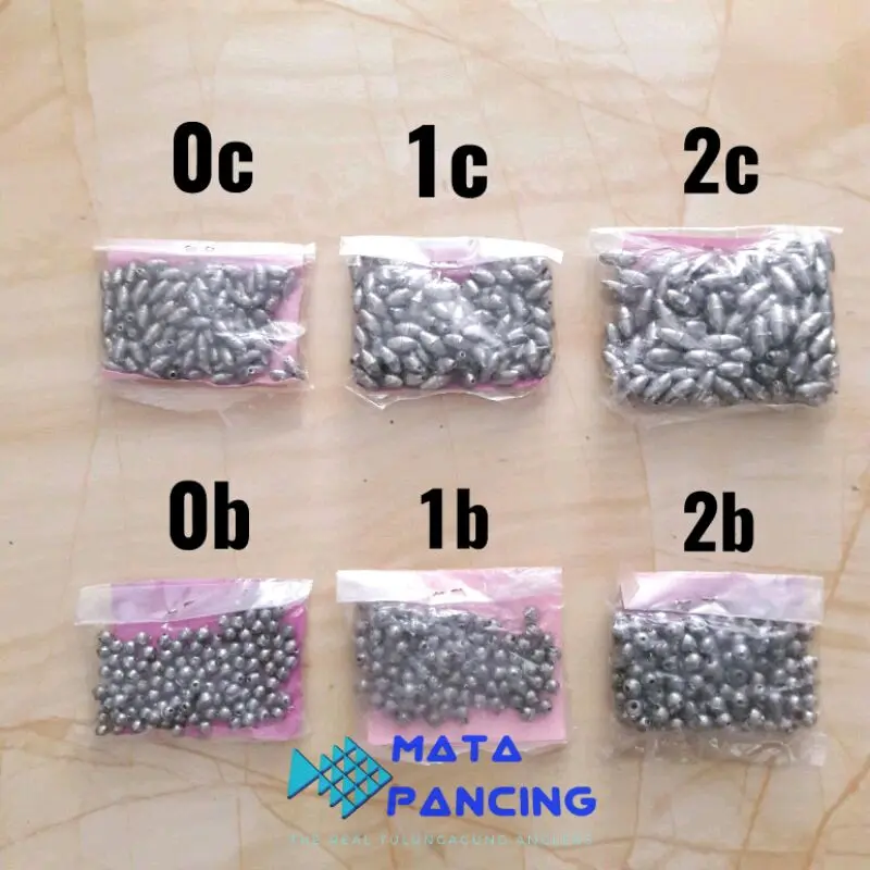 100pcs per bungkus pemberat timah rahayu sebagai timah pancing timah pancing isi 100 cocok untuk mancing tegek maupun dasaran 3