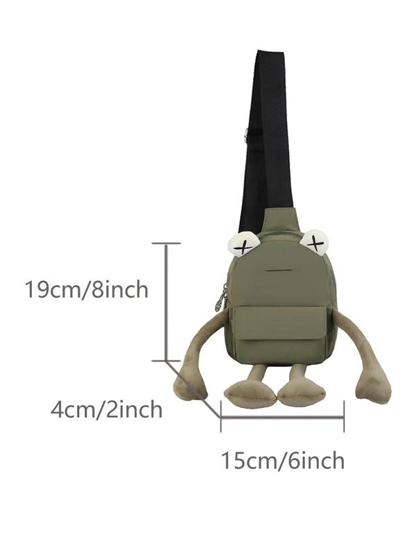 Women's Cute Cartoon Animal Design Fanny Pack, Casual Zipper Design Fanny Pack for Daily Used, Trendy All-match Sling Bag 2