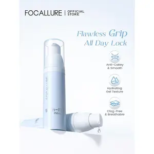 FOCALLURE Grip-Lock Hydrating Primer – Makeup Tahan Lama, Smooth & Anti-Cakey
