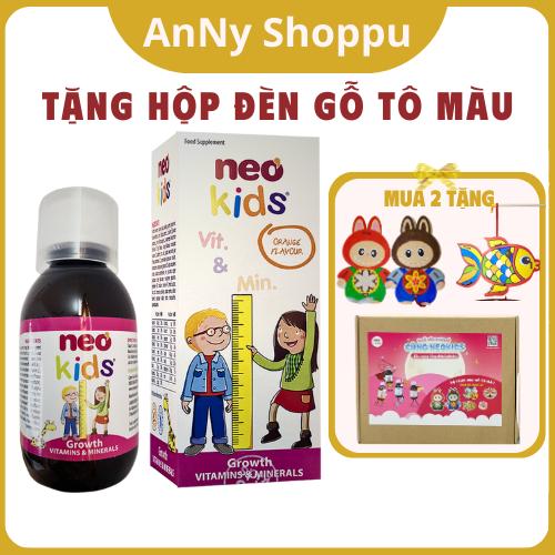 Neo Kids Growth, Siro Multivitamin giúp Bổ sung 18 Vitamin và khoáng chất cho bé , lọ 150ml (Chính hãng)