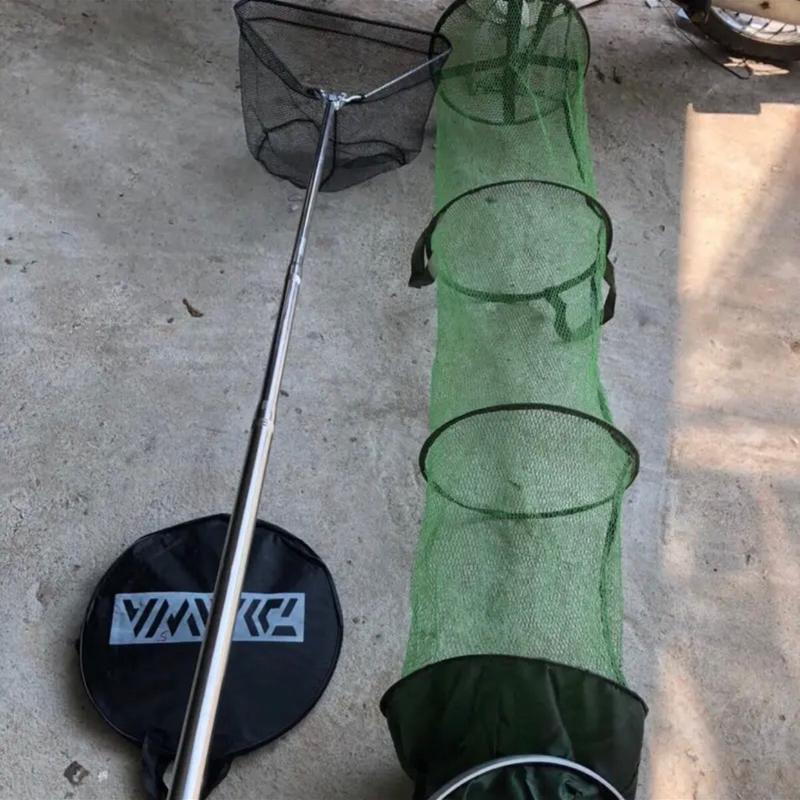 Combo rọng cá + vợt cá inox siêu bền