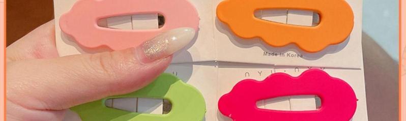Product Introduction of Dreamy Pastel Cloud Hair Clips – Candy Color Wave BB Pins for Girls, Sweet Side Bang & Back Hair Clips, Kawaii Soft Gradient Hair Accessories for Women & Teens 0