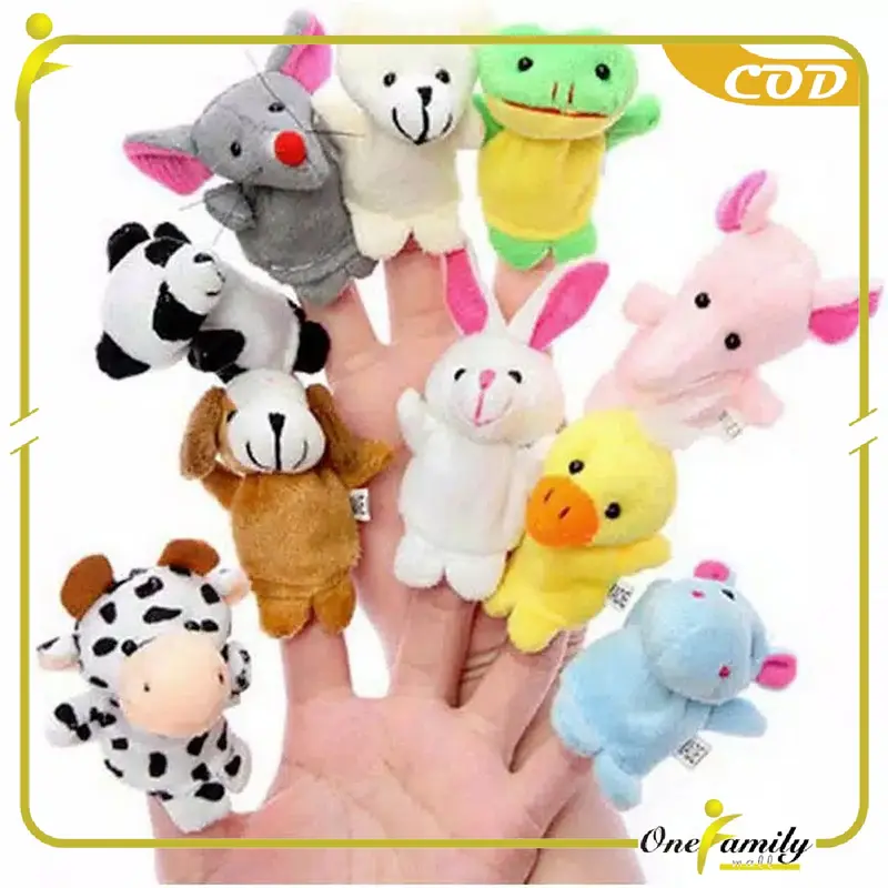 [COD] OFM M8 Boneka Jari Mainan Anak Bayi Mainan Edukasi Boneeka Tangan Karakter Beraneka warna 0