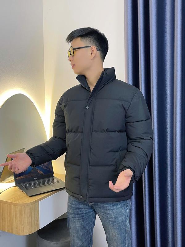 ÁO PHAO PHOM BÉO NAM , NỮ CỔ CAO MÙA ĐÔNG CHỐNG RÉT BÔNG DÀY DẶN HOT 2024 Menswear Jean