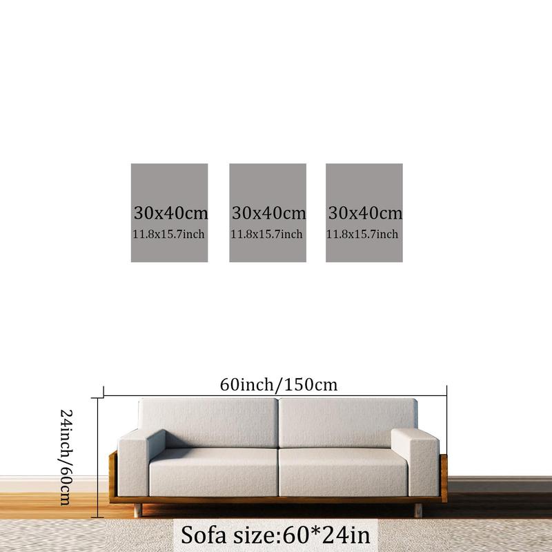 Product Introduction of Monkey & Game Console Pattern Wall Art Poster, 3 Counts Canvas Painting Without Frame, Decorative Modern Hanging Pictures For Living Room Bedroom Office 6