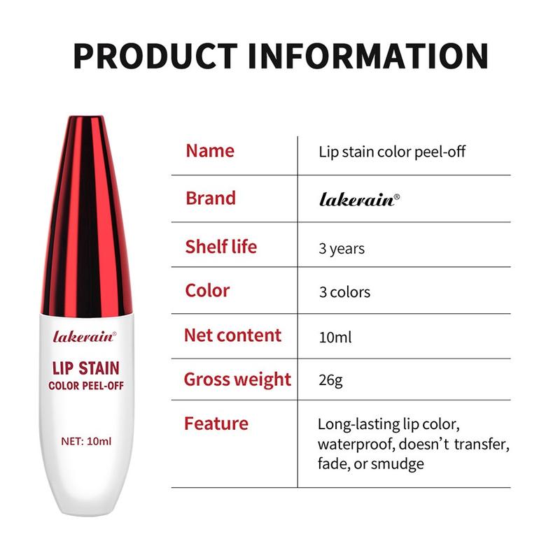 Product Introduction of Peel Off Rose Pink Lip Gloss Matte Outline Contour Tattoo wonderskin Lip Stain Waterproof Transfer Resistant Tear Off Natural Lip Tint Lipstick Makeup Cosmetic Glossy Smooth 13