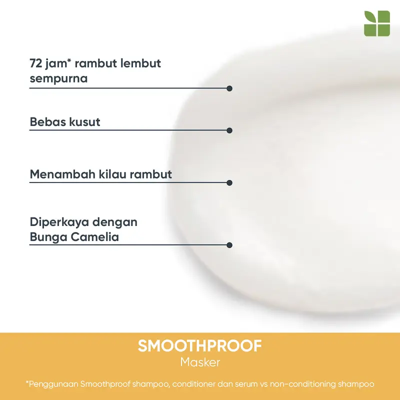 Biolage Smoothproof Mask 500 ml - Masker Professional Perawatan Rambut Megar 3