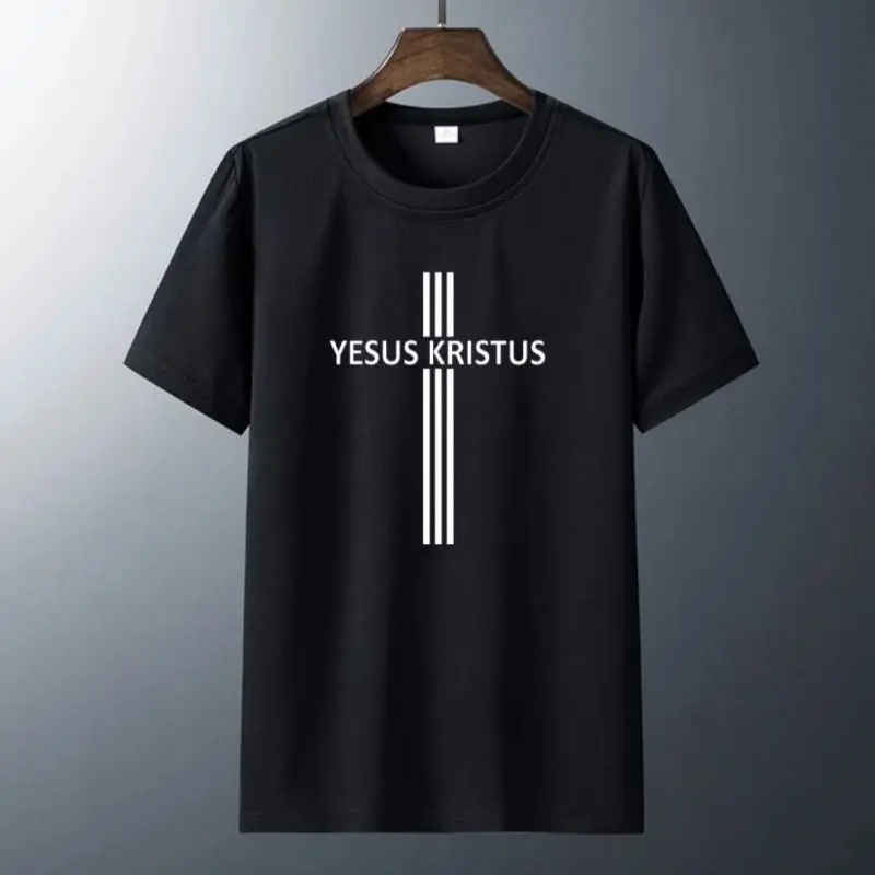LM - kaos rohani kristen/ kaos pria wanita/kaos logo salib/kaos sablon digital berkualitas Nyaman Tebal