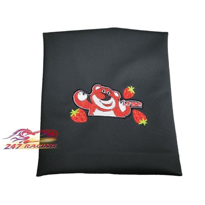 Da Yên Xe Máy Thêu hình Gấu Lot.So siêu đẹp rẻ gắn Sirius Wave Dream Winner Sonic Satria Exciter...