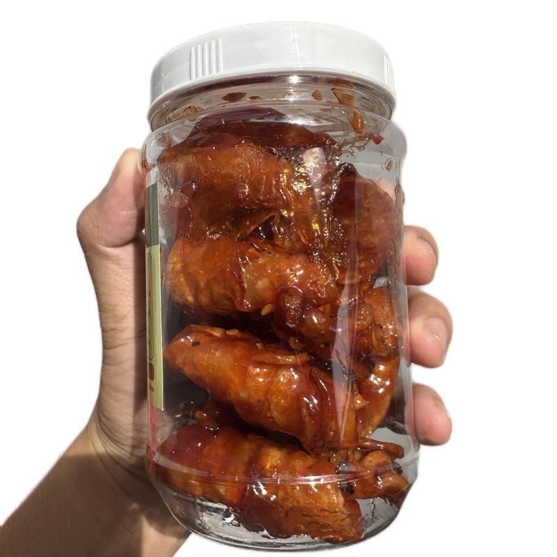  Khô Mực Rim Me Xé Sợi Được 200g Cay Ăn Vặt 