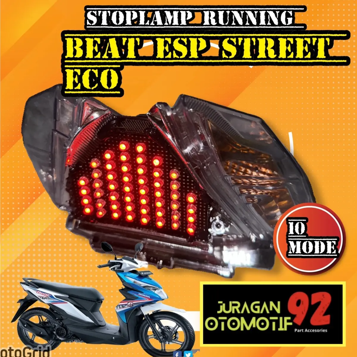 Stoplamp running beat ESP 2016 / 2019 11 mode
