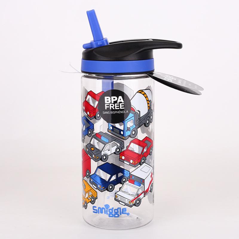Product Introduction of Australian Smiggle Silicone Mouth Straw Kettle Elementary School Student Water Cup Children Tumbler 3