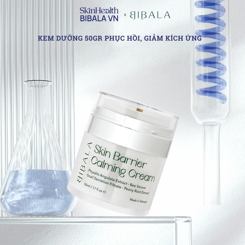 [ BẢN MỚI 50 GR] Kem dưỡng phục hồi , giảm kích ứng BIBALA SKIN BARRIER CALMING CREAM 50GR BIBALA serum phuc