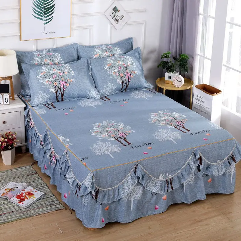 Vỏ Gối Váy Giường, Chống Trượt, Phong Cách Hàn Quốc, Vỏ Ga Trải Giường Hai Lớp, Vỏ Gối Và Ga Trải Giường Simmons, Thích Hợp Cho Kích Thước Con, Giảm Giá Xả Hàng 2024 0