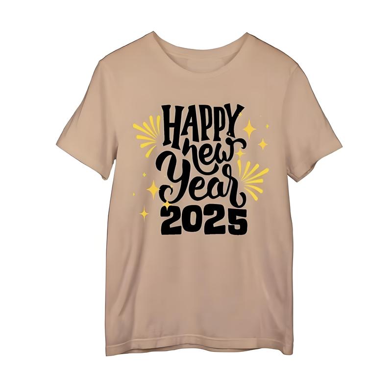 Product Introduction of T Shirts Stylish 2025 Lucky Short Sleeved Tops Comfortable Family Shirts Set Casual Round Neck Kids Tees 19