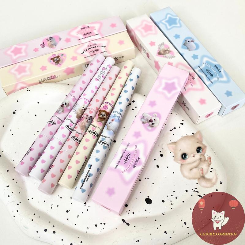 [FLORTTE] Son bút chì/Chì kẻ viền môi đa năng 2in1 FLORTTE Super Cute Sweet Cat & Puppy