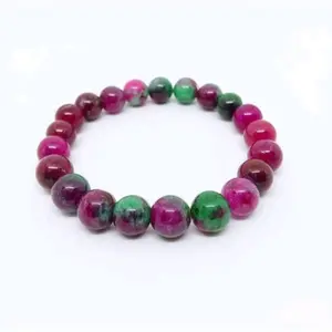GELANG Batu Alam Natural Ruby Tanzania Red Stone, Original Stone