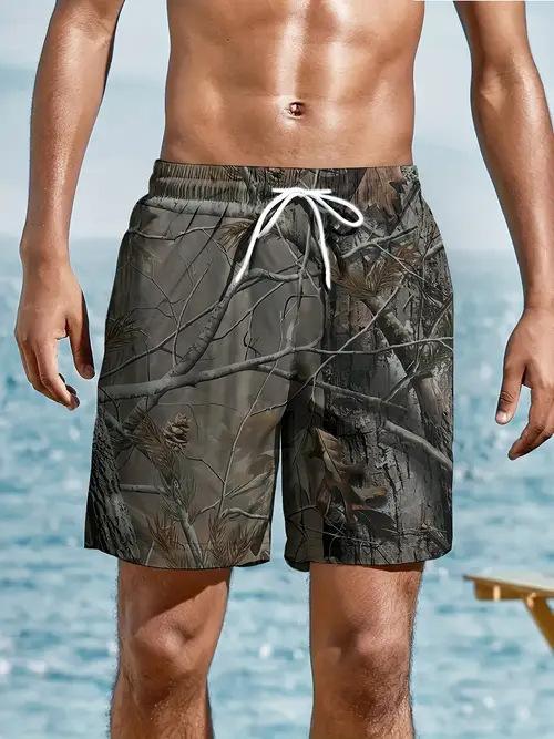 Product Introduction of 2025 New European and American Trade Casual Versatile Fashion Trend High Quality Men's Camouflage Casual Shorts 4