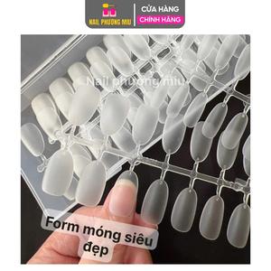 Hộp 240 Móng Up Ngắn Tròn Hạt Na, Vuông Ngắn Làm Nail, Bầu Dẻo Ôm Form Cao Cấp, Nhẹ Bền Đẹp, Móng Úp Dễ Gắn, Làm Móng Đẹp Tự Nhiên