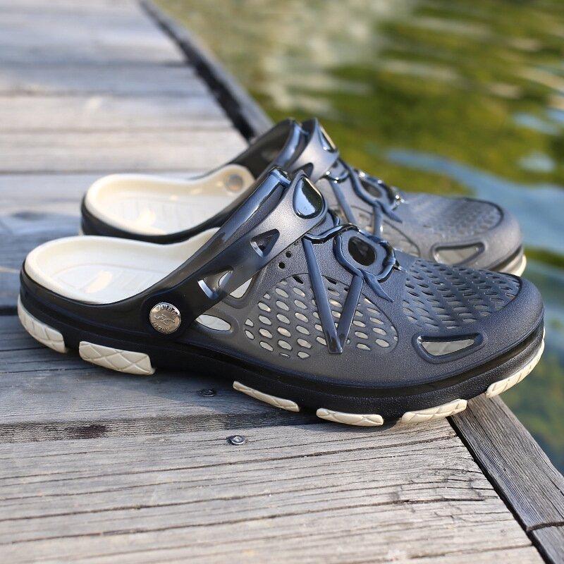 Mens Shoes Breathable Non-slip Sandals Outdoor Slippers Fashion Casual Beach Shoes 3