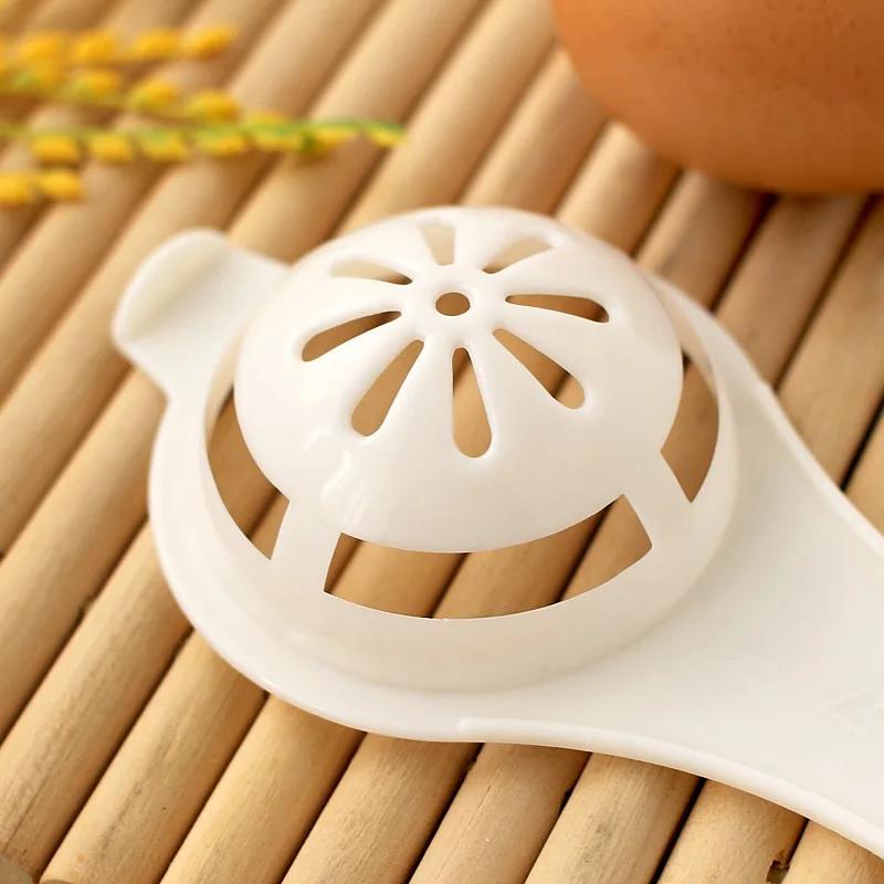 1PC tách lòng đỏ trứng nhựa trắng tiện lợi cho gia đình Trứng Dụng cụ nấu nướng Phụ kiện nhà bếp Phân phối 4