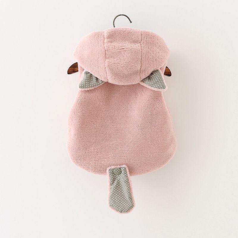 Product Introduction of Áo Ghi Lê Bông Có Mũ Trùm Đầu, Cho Em Bé, Lót Lông Cừu Hoạt Hình Siêu Dễ Thương, Thích Hợp Cho Mùa Thu Và Mùa Đông, Có Thể Mặc Ngoài Trời, Cho Bé Trai Và Bé Gái, 0-4 Tuổi, Áo Ghi Lê 4