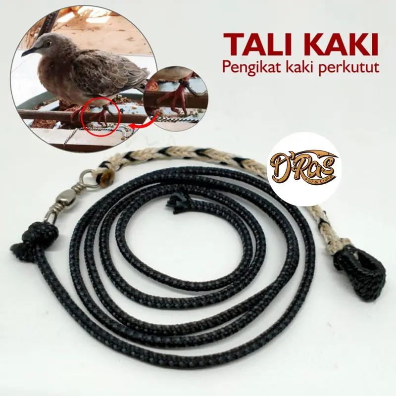 TALI BURUNG PERKUTUT TALI KAKI BURUNG TEKUKUR TALI PAUT DERKUKU