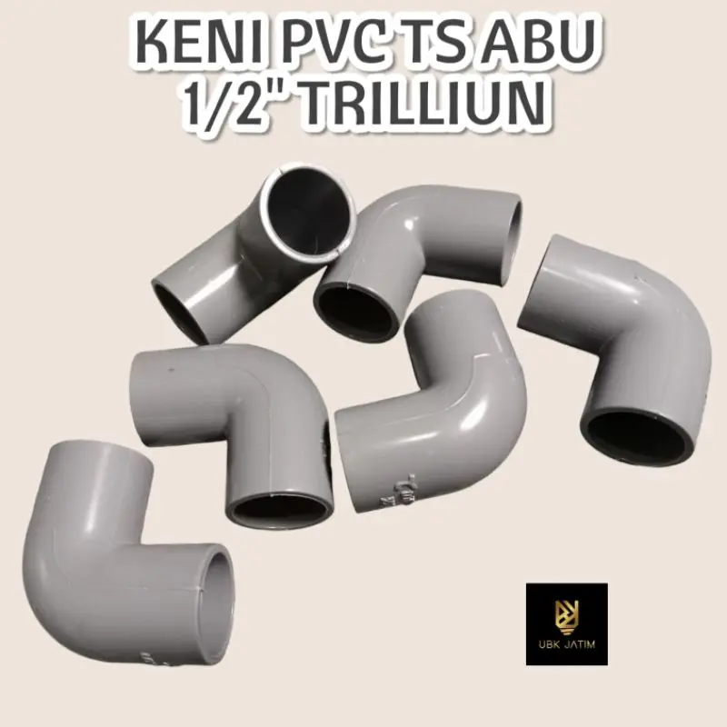 KENI PVC TS ABU 1/2" 3/4" 1" TRILLIUN / KENI SAMBUNGAN PIPA’ 0