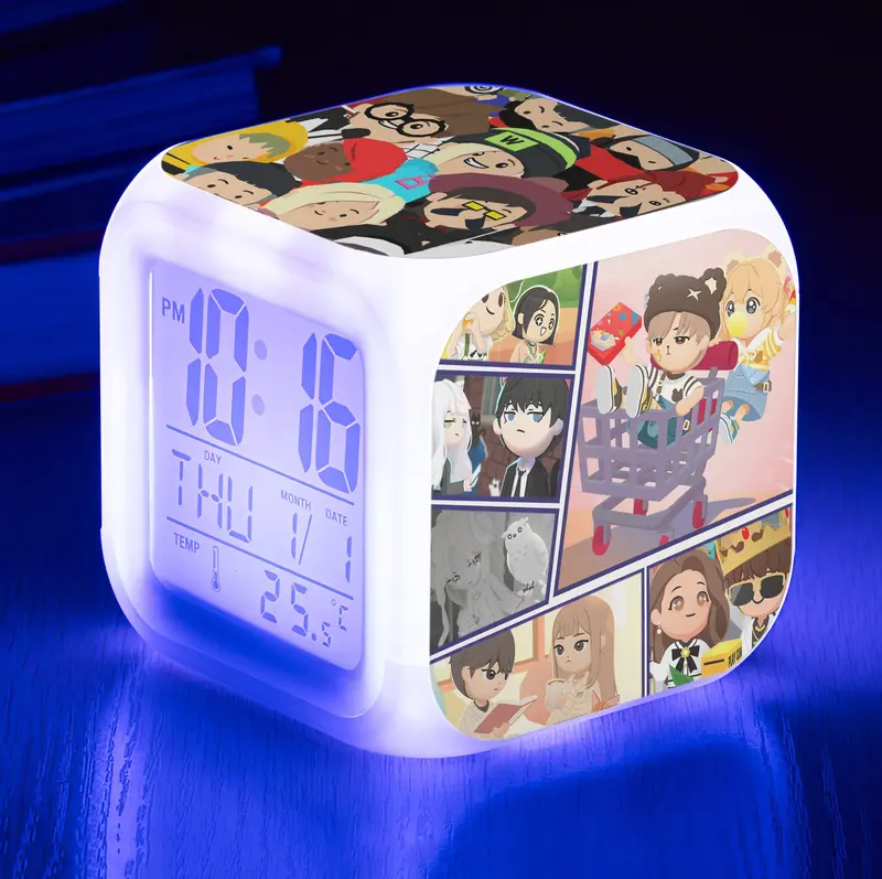 Đồng hồ LED báo thức Play Together (tặng kèm pin) 0