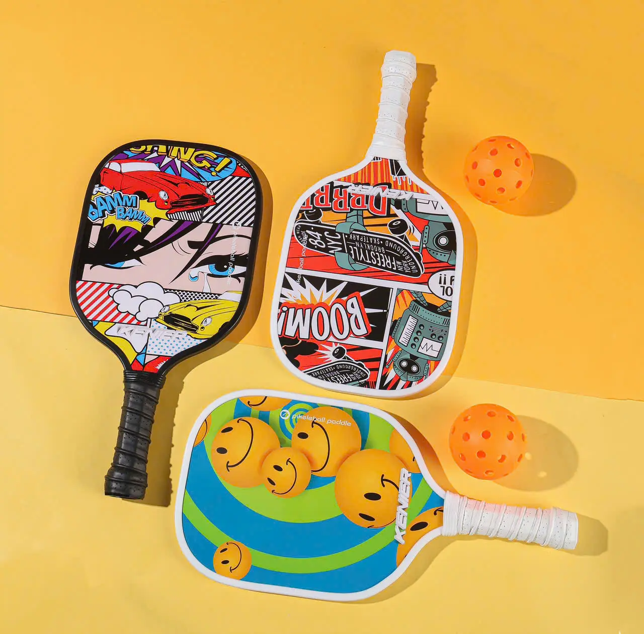 Bộ vợt pickleball bộ 2 vợt kèm túi và 4 bóng cao cấp cho tre em