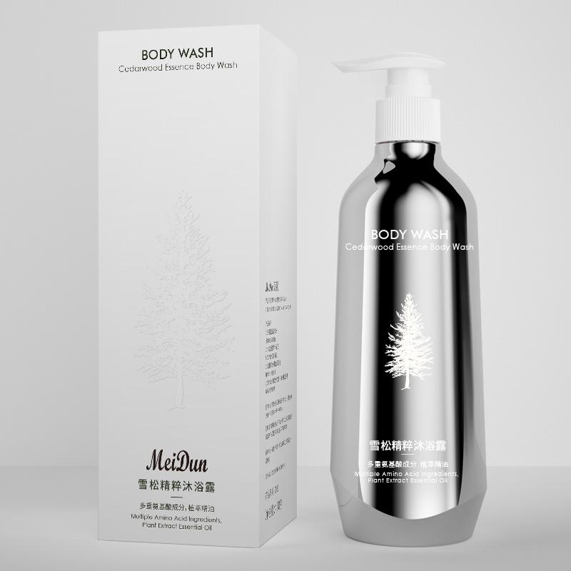 LONKOOM Cedarwood Essence Shower body wash Gel Hydrating and Whitening 400g Body Care Sabun