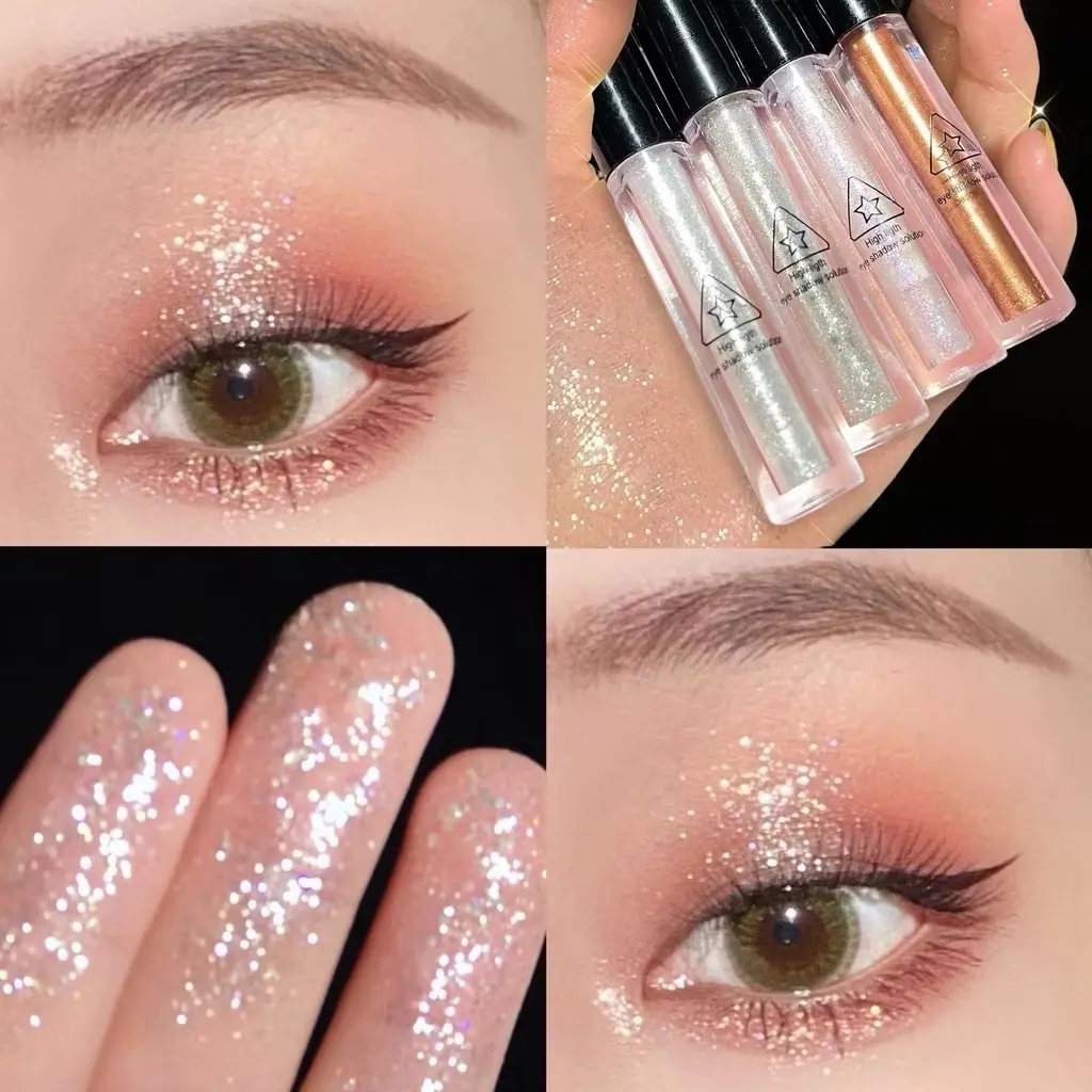 ￼(Rẻ Vô Địch) Nhũ Mắt Gel Nhũ Kim Tuyến Lấp Lánh Trang Điểm Mắt Tăng Độ Quyến Rũ