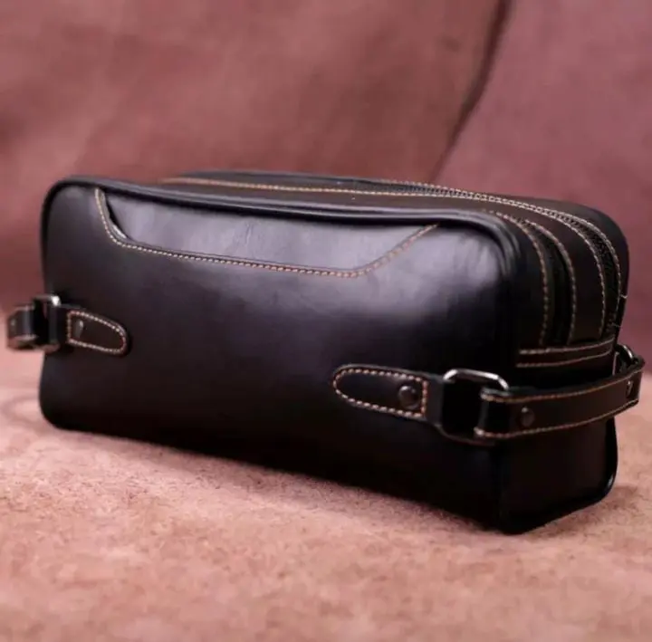 Tas Tangan Pria Wanita Semi Kulit Tas Tenteng Simple Dan Elegan 6