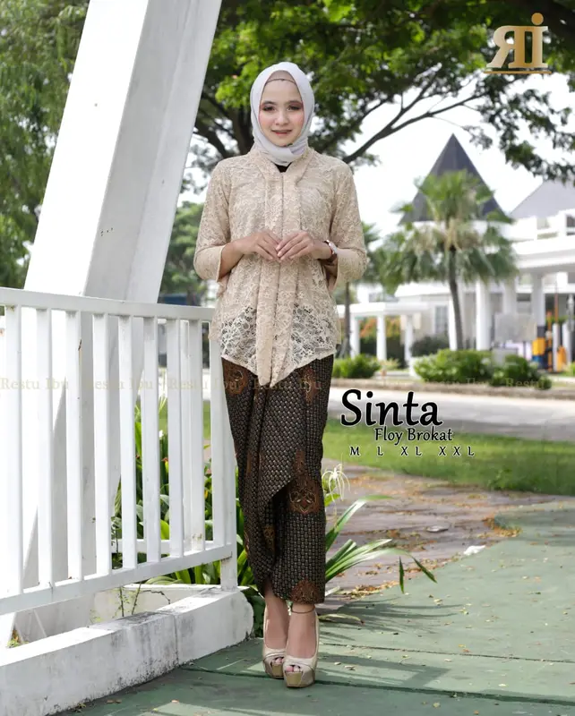SET KEBAYA KONDANGAN WARNA KUNING TERBARU SINTA 2022 / KEBAYA PESTA / ATASAN KEBAYA SET WANITA REMAJA 4