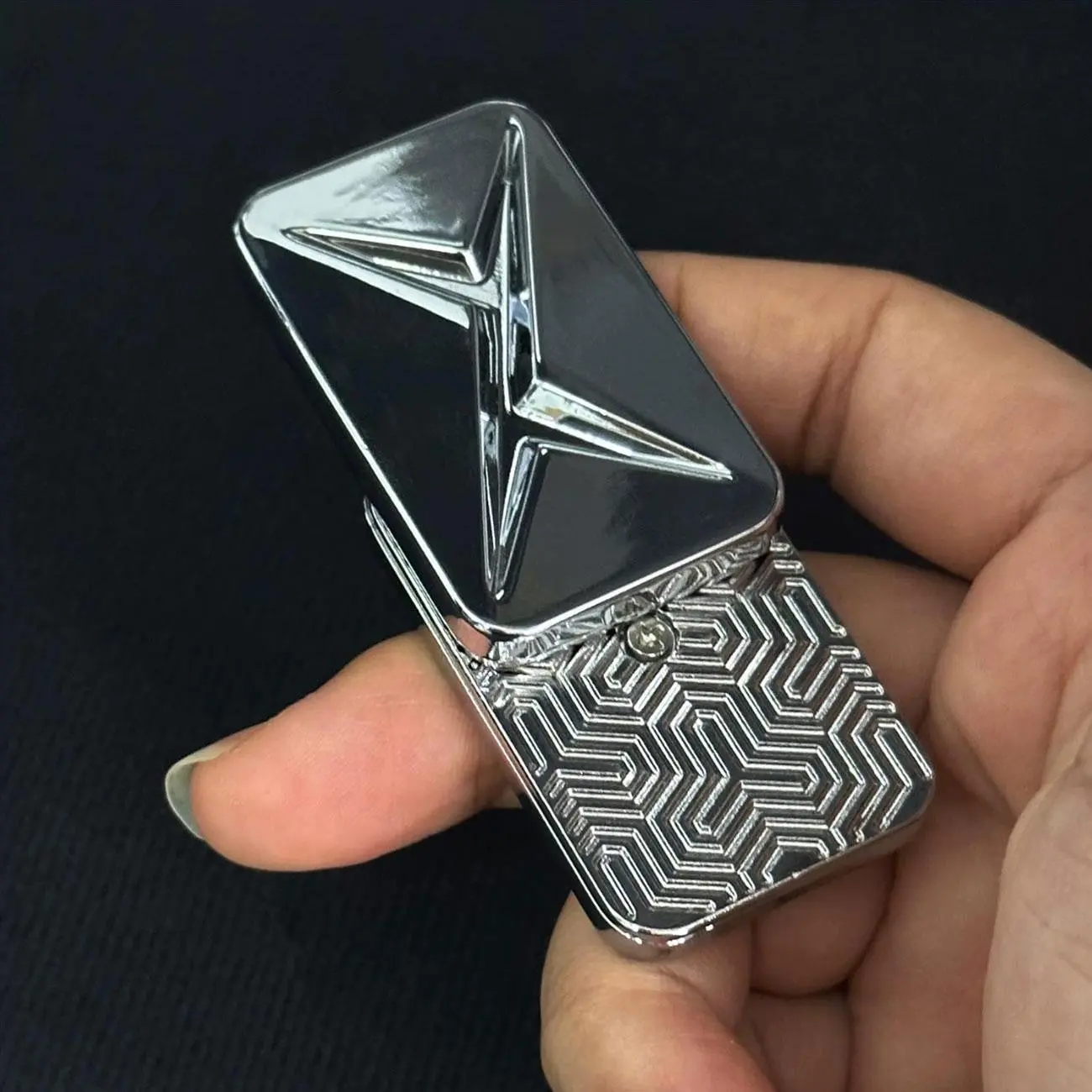 Creative Metallic Fidget Toy, Handheld Fidget Slider, Stress Relief Toy for Adults, Metallic Infinite Fidget Toy, EDC Fidget Sliders
