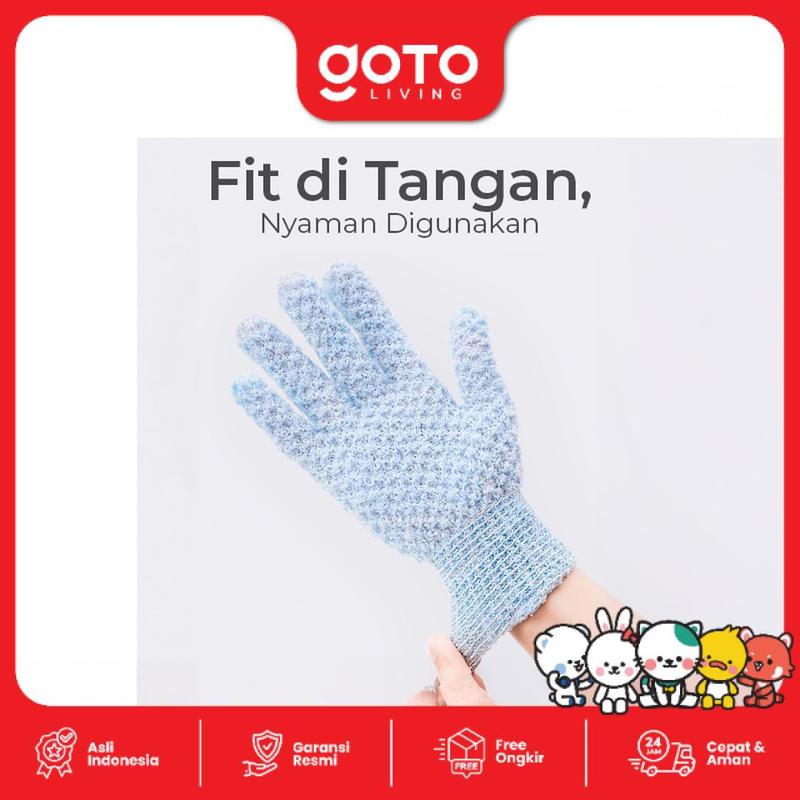 Goto [COD] Truvic Bath Glove Sarung Tangan Mandi Penggosok Badan Penghilang Daki 4