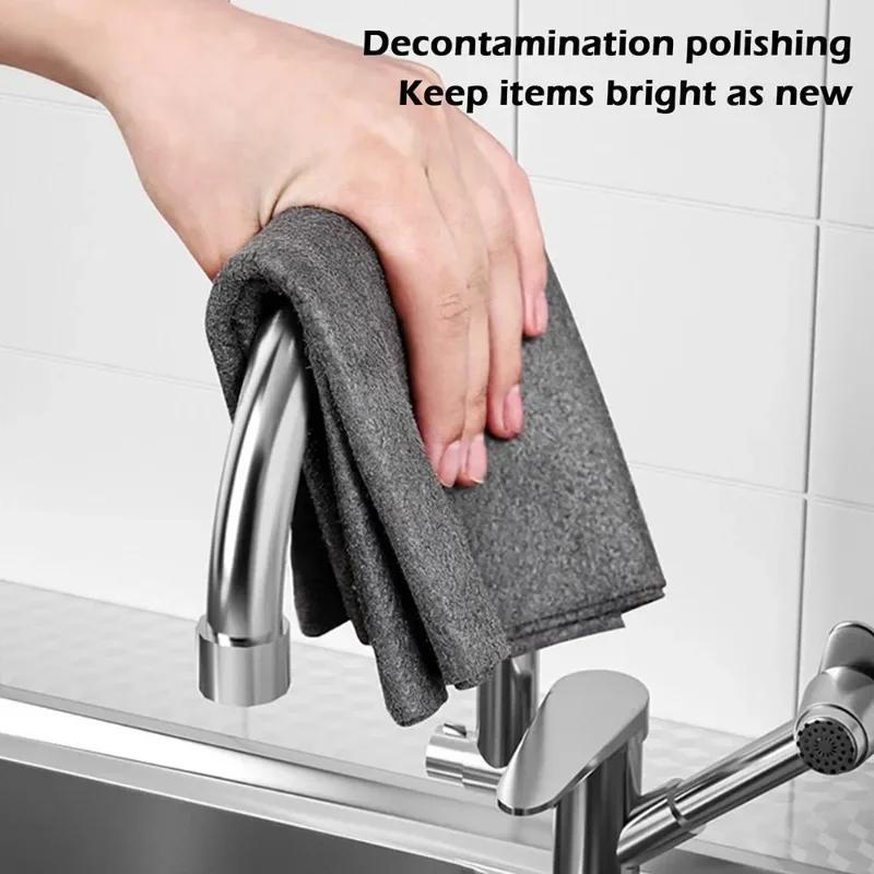 Product Introduction of Vải lau ma thuật, dày, không dấu vết, có thể tái sử dụng, được làm bằng Microfiber, thích hợp để rửa xe, cửa sổ và kính, khăn lau, dụng cụ làm sạch nhà bếp, Bán Buôn có sẵn 14