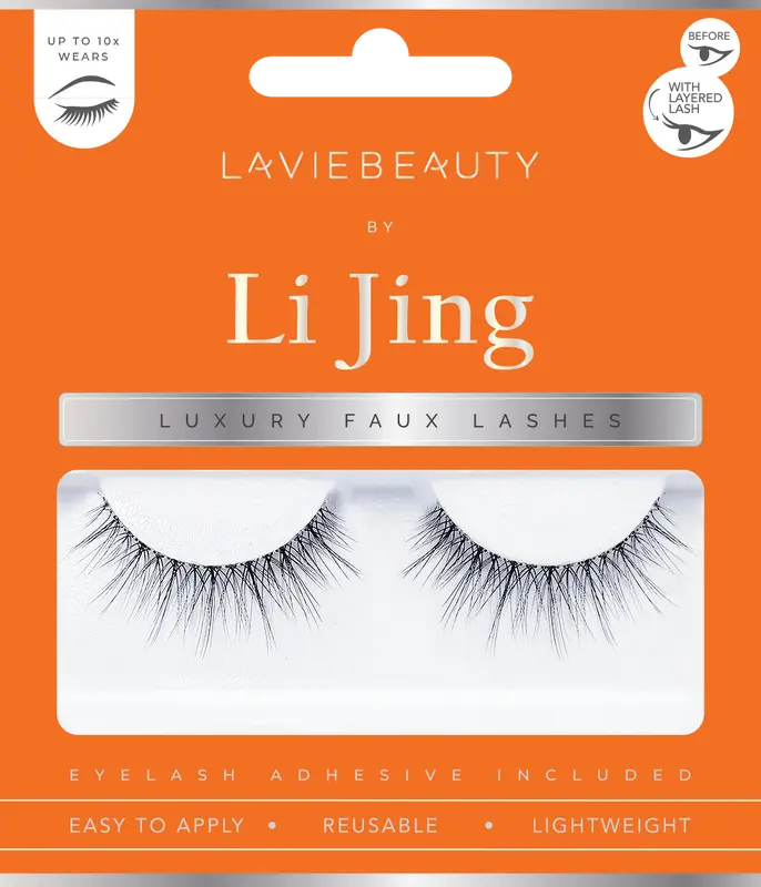 Lavie Beauty X Li Jing Finale  Bulu Mata Palsu Natural Tampilan Elegan dan Natural With Natural Hair 1