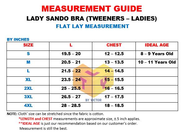 Product Introduction of 3PCS Lady Sando Bra Cotton White Kids Girls Teens Ladies Adult ( EFJ Jewel )  Plain 1PC / 3PCS Girl Tank Top Inner Uniform 0