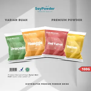 Minuman Bubuk Rasa Premium 100 Gram Varian Buah Serbuk Minuman Kekinian Minuman Bubuk Powder Drink Minuman Serbuk Kekinian