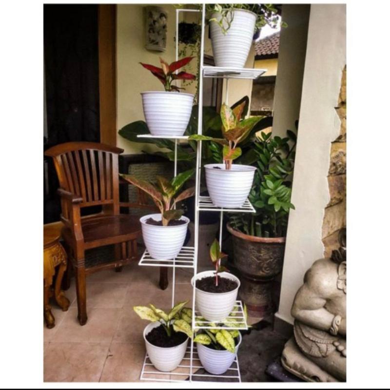 Stand Rak Bunga Rak Bunga Besi Tinggi 90cm 80cm Rak Pot Bunga Standing Pot Bunga Stand ...