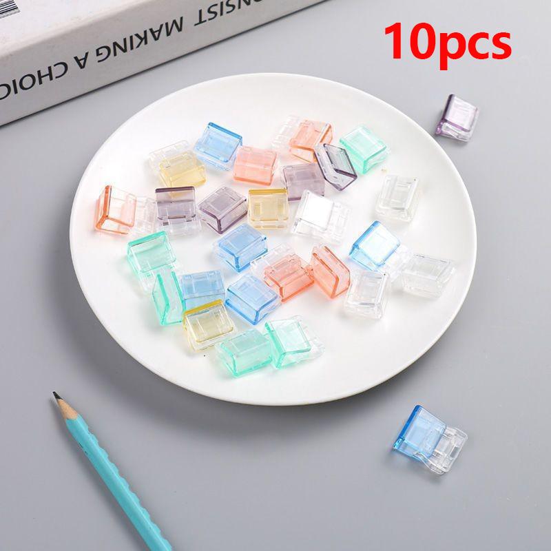 Product Introduction of Cute Transparent Push Clip Binder Clips File Documents Notebook Bookmarks Paperclips Index Page Holder Clamp Office Organizer 23