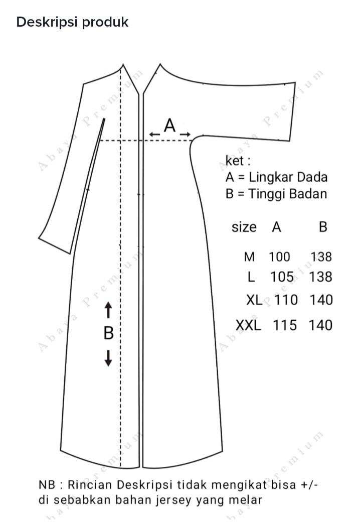 Product Introduction of Abaya Lengan Bordir Melati 0