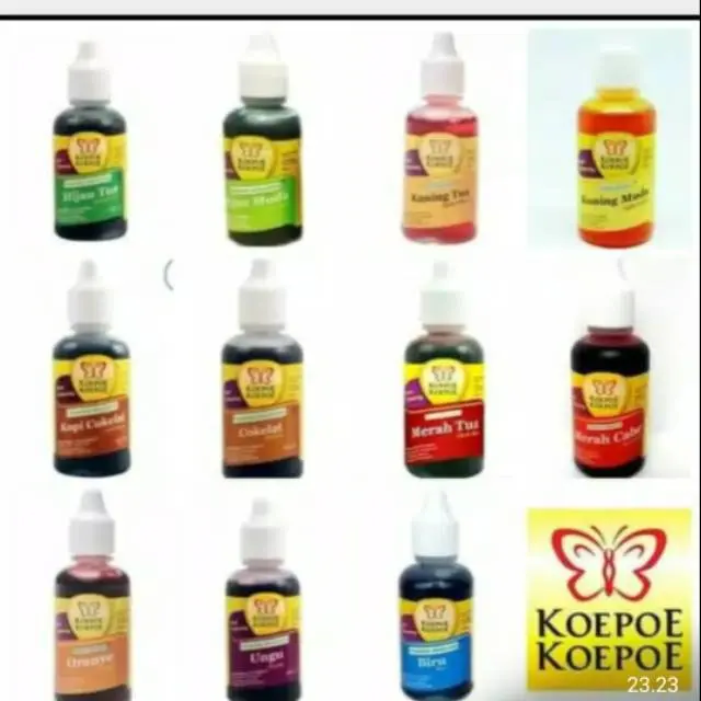 Pewarna makanan merk Koepoe // Anrika Shop