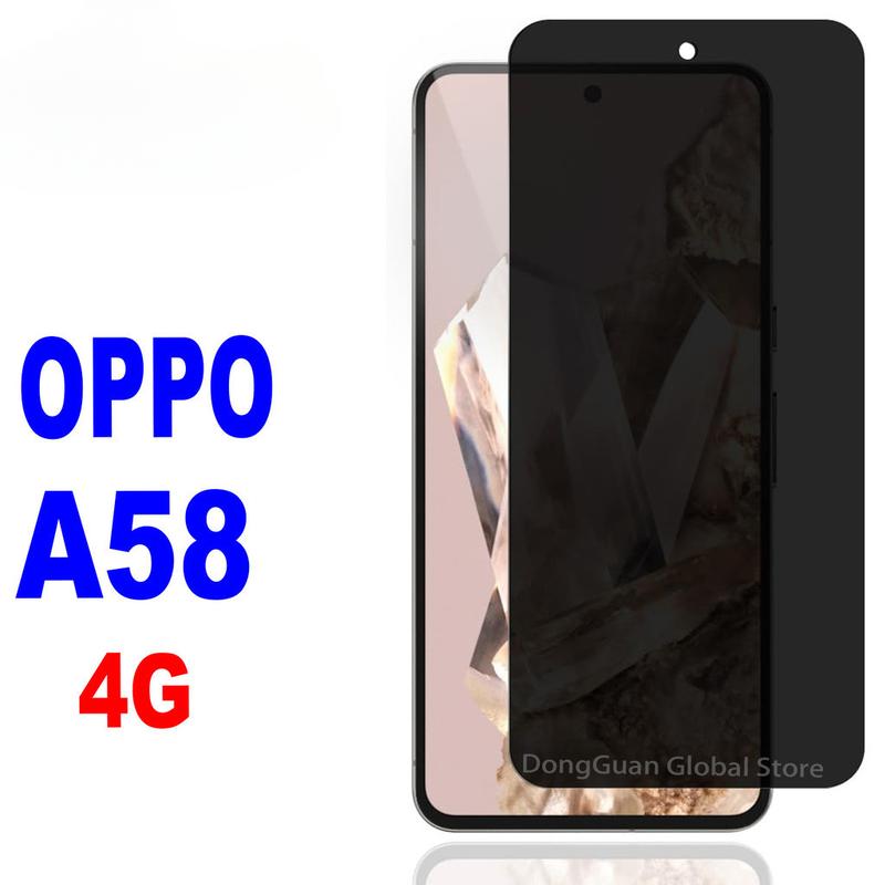 Kính Cường Lực, Chống Gián Điệp, Dành Cho Oppo A58 4G, Bảo Vệ Màn Hình, Phim…