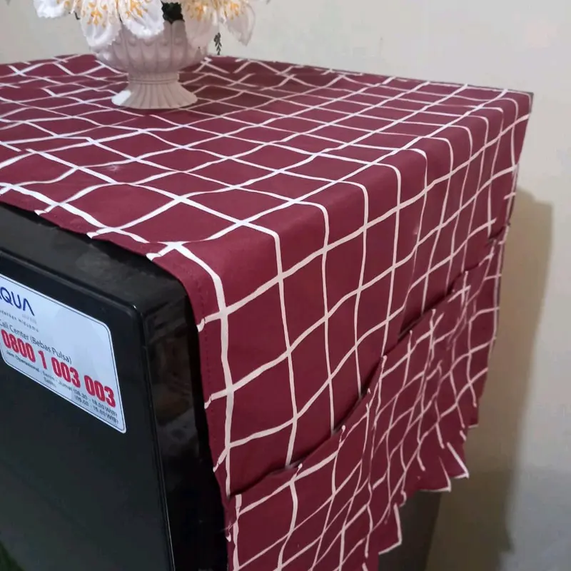 taplak kulkas cover kulkas tutup kulkas  Katun 1