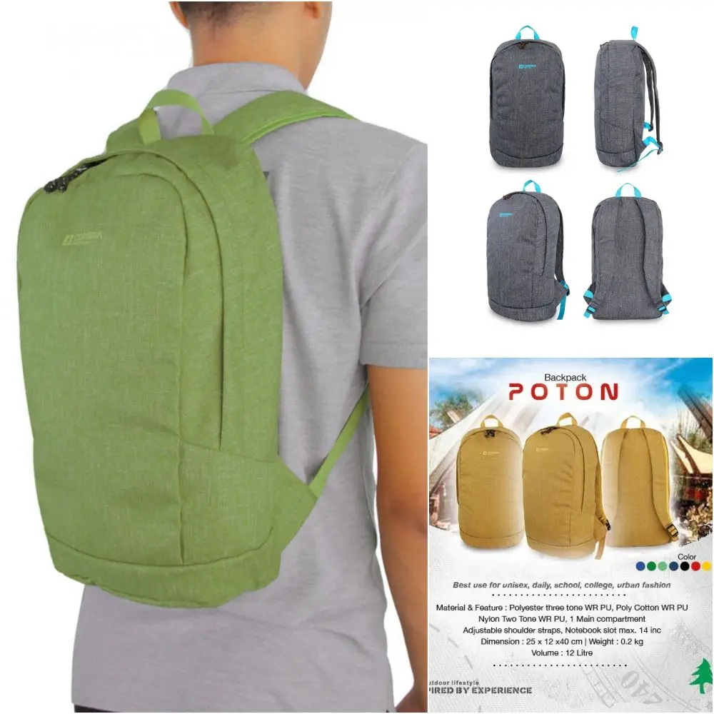 Consina Poton Tas Ransel Urban Daypack Kanvas